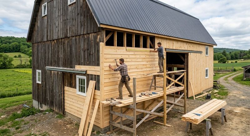 Barn Siding Installation in Lenoir, NC