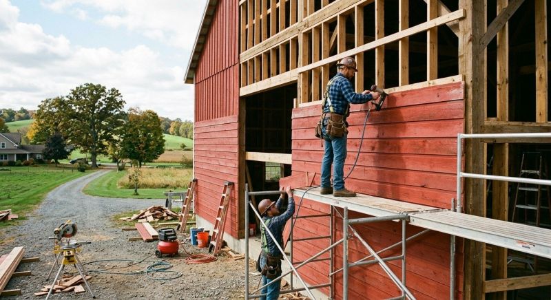 Barn Siding Replacement in Avery County, NC
