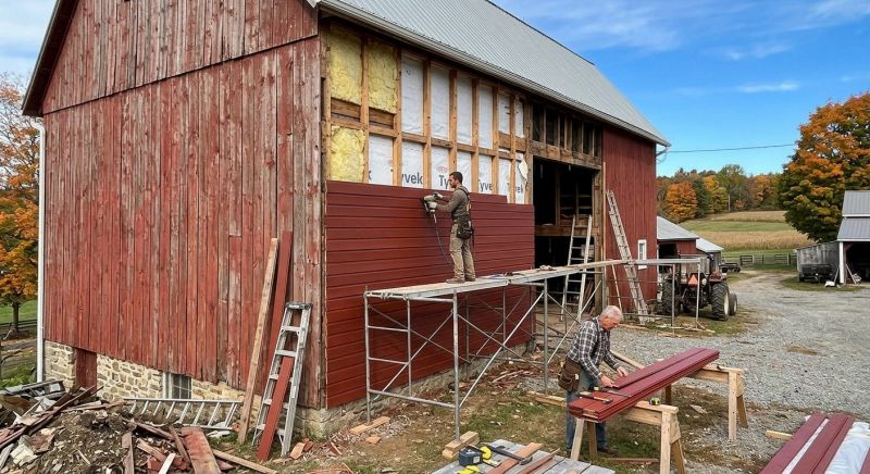 Barn Siding Replacement in Catawba County, NC