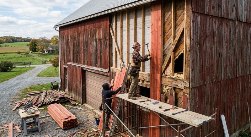 Barn Siding Replacement in Lenoir, NC