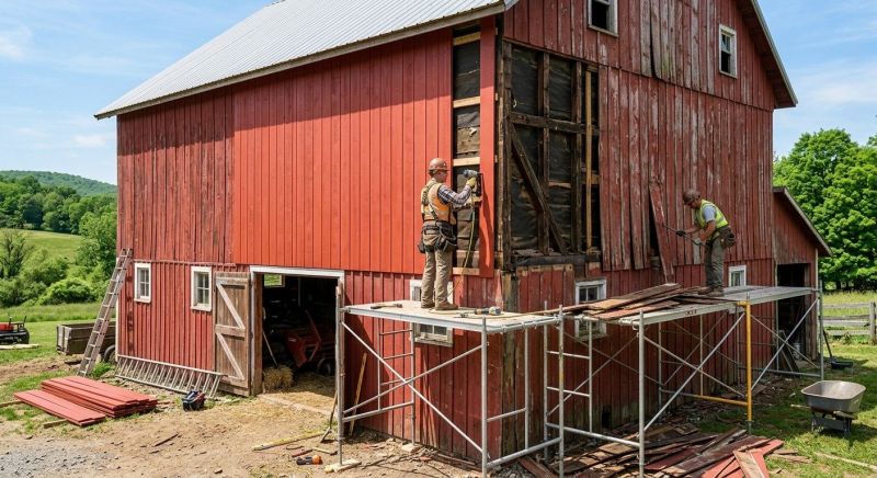 Barn Siding Replacement in Mcdowell County, NC