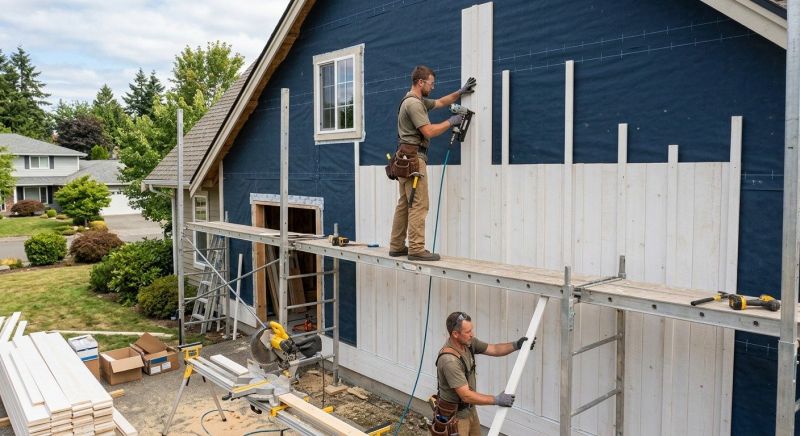 Batten Siding Installation in Granite Falls, NC