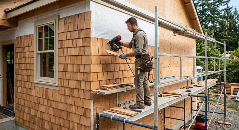 Cedar Siding Installation in Hickory, NC