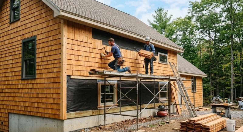Cedar Siding Installation in Nebo, NC