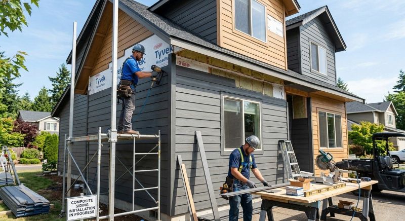 Composite Siding Installation in Mcdowell County, NC