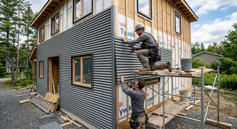 Corrugated Siding Installation in Burke County, NC