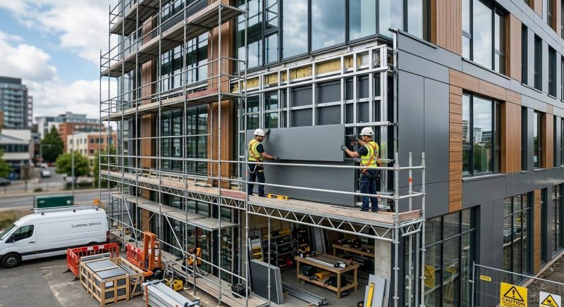 Facade Cladding Installation in Burke County, NC