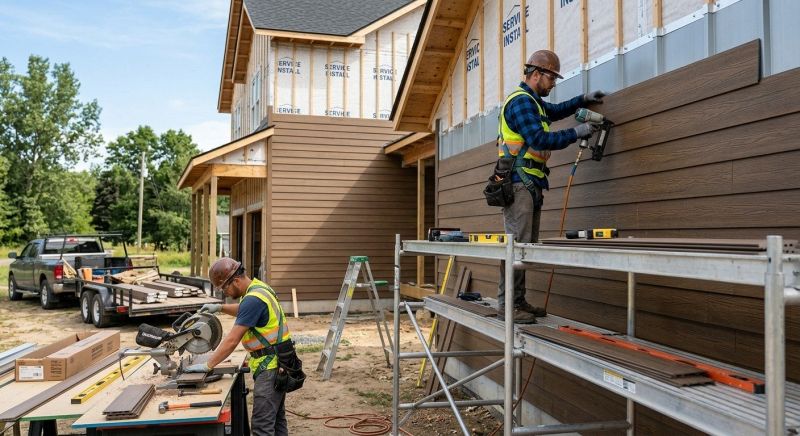Faux Wood Siding Installation in Catawba County, NC