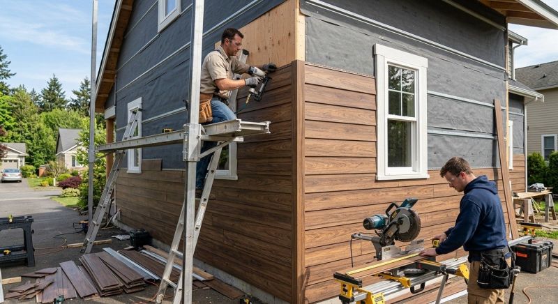 Faux Wood Siding Installation in Spruce Pine, NC