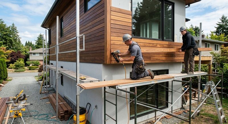 Hardwood Siding Installation in Avery County, NC