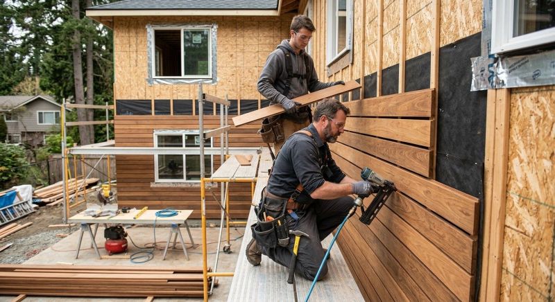 Hardwood Siding Installation in Lenoir, NC