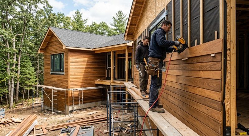 Hardwood Siding Installation in Mitchell County, NC