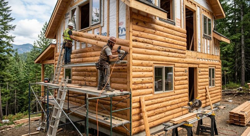 Log Siding Installation in Hickory, NC