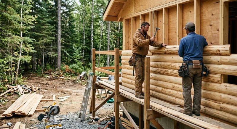 Log Siding Installation in Mcdowell County, NC