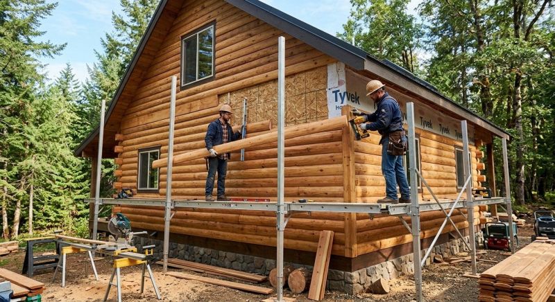 Log Siding Installation in Spruce Pine, NC