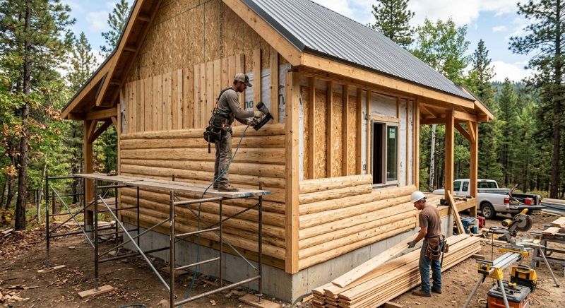 Log Siding Replacement in Burke County, NC