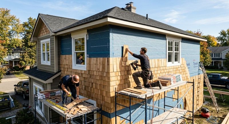 Shingle Siding Installation in Burke County, NC