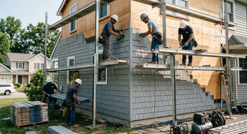 Shingle Siding Installation in Burke County, NC