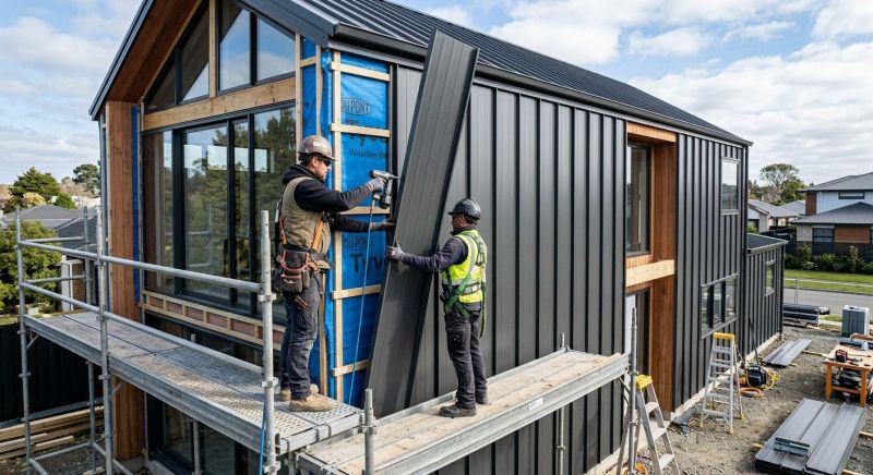 Steel Cladding Installation in Burke County, NC