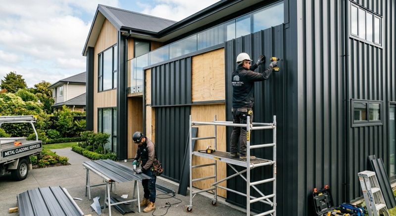 Steel Cladding Installation in Burke County, NC