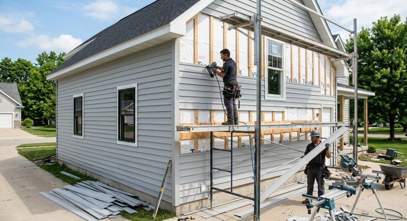 Vinyl Cladding Installation in Burke County, NC
