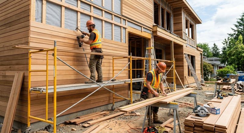 Wood Cladding Installation in Avery County, NC