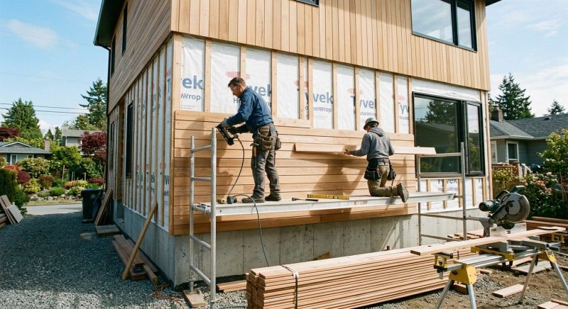 Wood Cladding Installation in Granite Falls, NC