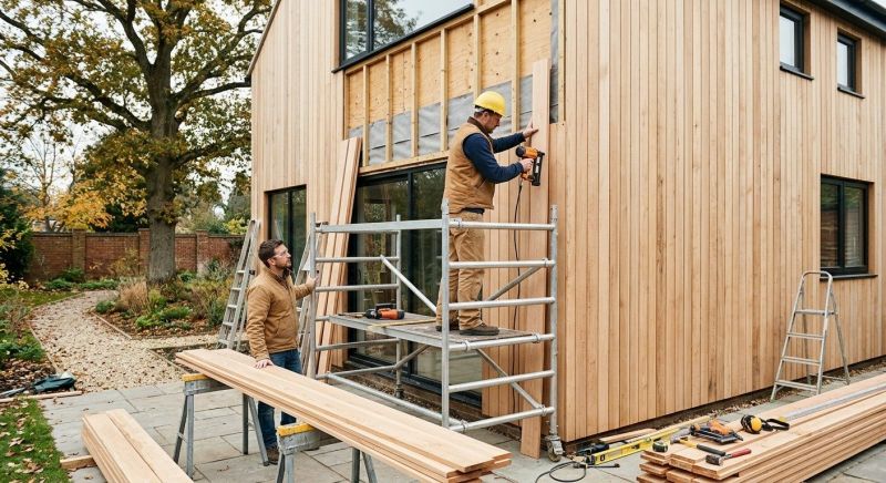 Wood Cladding Installation in Morganton, NC