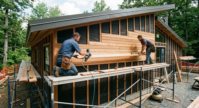 Wood Cladding Installation in Nebo, NC
